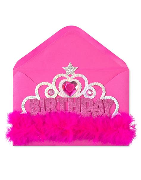 Beauty, glamour, style… you have it all! PAPYRUS® Birthday Card Birthday Girl Wearable Tiara Card - Digs N Gifts