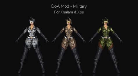 Doa Mod Military Girls By Omnirex On Deviantart