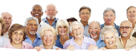 older people happy banner