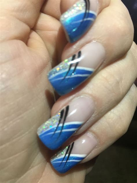 Light Blue Holo Sparkle Nail Art Nail Art Sparkle Nails Nails