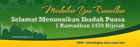 Teknologi desain twibbon ramadhan twibbon ramadhan 2021. Spanduk Banner Ramadhan 2018