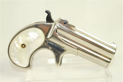 Antique Remington Double Deringer Derringer Pistol Ancestry Guns