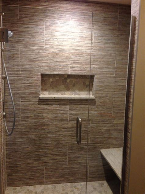 How can you install waterproof led lighting in the niche and have it comply with the. Great shower niche | Shower niche, Bathroom lighting ...