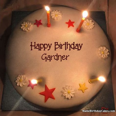 Happy Birthday Gardner Cakes Cards Wishes