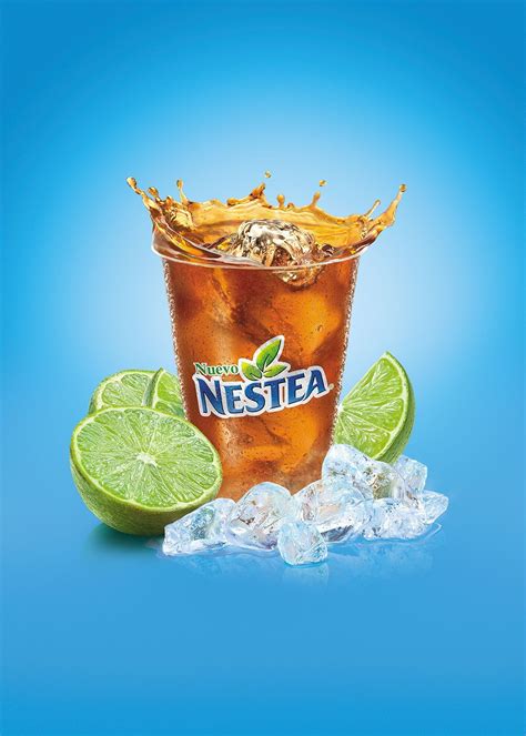 Nestea On Behance Food Graphic Design Creative Poster Design Food