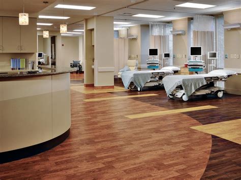 Is a full service flooring provider. vinyl(?) floor - wood grain, LeVino Jones Medical Interiors, Inc. | Surgery center, Interior ...
