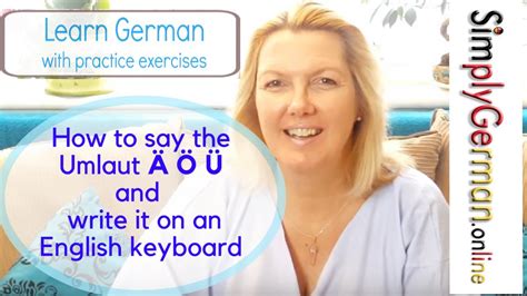 Almost all the office programs have a command that allows you to insert any symbol or character using the symbol's. Learn German | How to pronounce the Umlaut Ä Ö Ü With ...