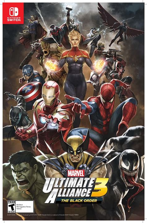 Gamestop Offers Exclusive Marvel Ultimate Alliance 3 Poster As Pre