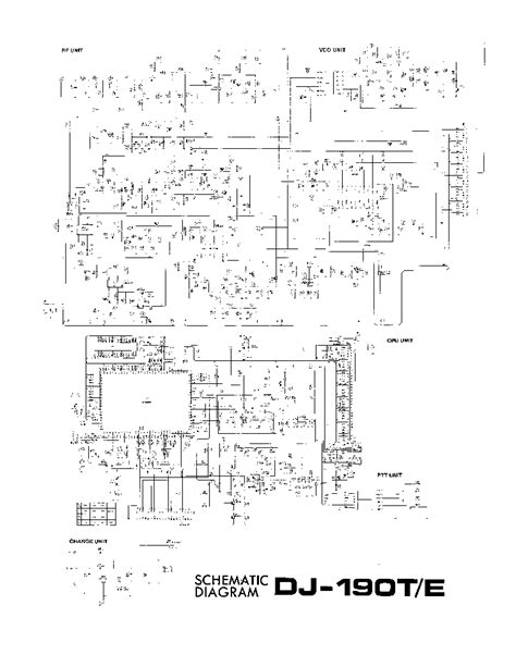 Alinco Dj 190t E Transceiver Sch Service Manual Download Schematics