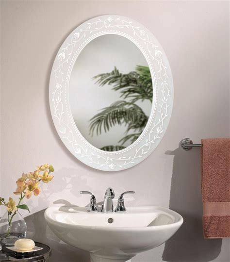Strategically place one of our security mirrors to view areas that are normally hard to see. Fuschia Oval - Bathroom Mirror | Bathroom Mirrors ...