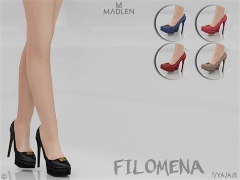Emily Cc Finds Madlensims Madlen Filomena Shoes Mesh
