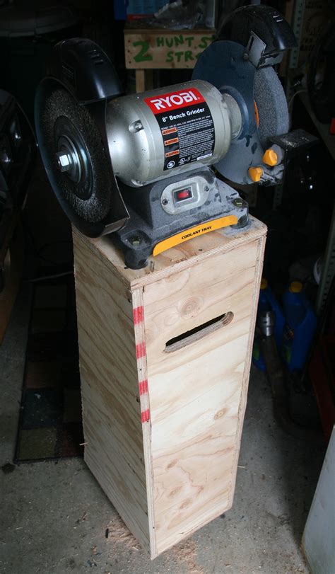 It moves at 3600 rpm and it roars like a beast. Build A Bench Grinder Stand PDF Woodworking