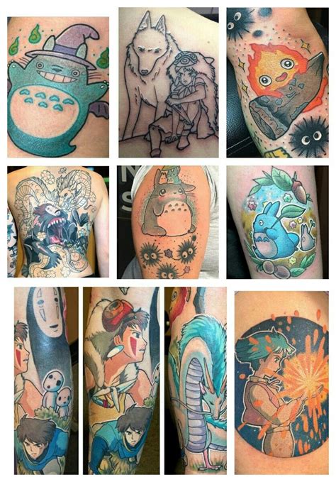 Studio Ghibli Tattoos By Black Rabbit Tattoo On Instagram Studio Ghibli Tattoo Tattoo Studio