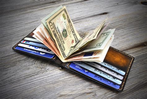 They can hold folded bills and have ample card slots. Leather Money Clip Wallet. Mens Leather Clip Wallet. Handmade