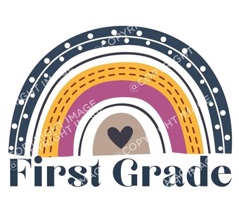 First Grade Png First Grade Clip Art School Clip Art Etsy Uk