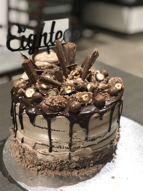 See more ideas about 18th birthday cake, boys 18th birthday cake, cake. Chocolate Mud Birthday Cake Eighteen Year Old Boy | 18th ...