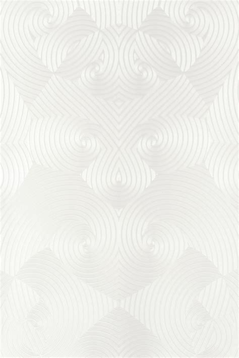 Wallpaper Glööckler Geometric White Metallic 54463