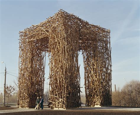 Gallery of Nikolay Polissky Creates Towering, Handcrafted Structures ...