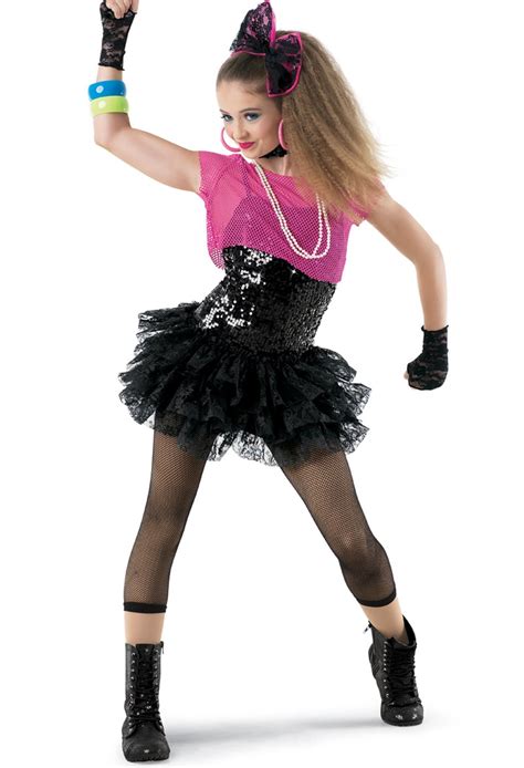 Smiffy's 80s icon costume 80's funky pop star. Weissman® | Pop Star Madonna Character Costume