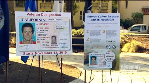 Veteran Drivers License And Id Cards For California