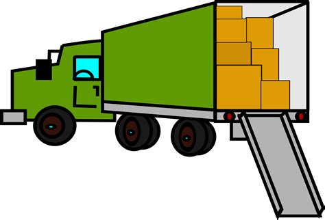 Clipart Moving Truck Transparent Png Download Full Size Clipart