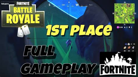 Fortnite battle royale reviewed by austen goslin on pc, xbox one, playstation 4, and ios. Fortnite Battle Royale My First Win Full Gameplay Post ...