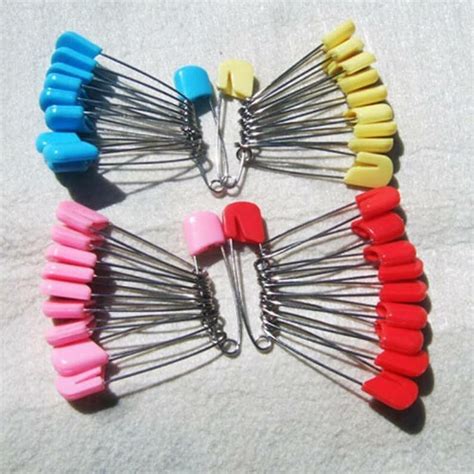 Colorful Stainless Steel Baby Infant Safety Pins Diaper Nappy Etsy