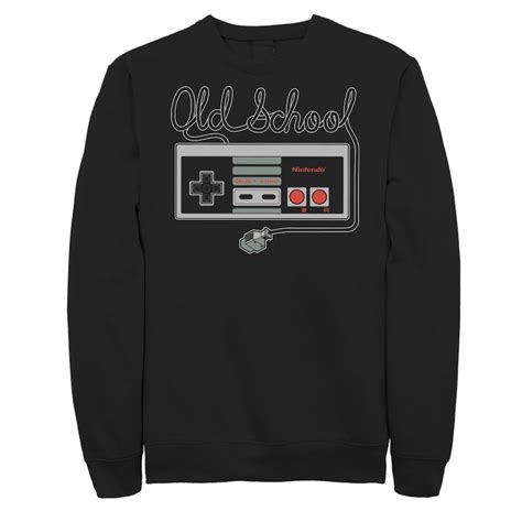 Mens Nintendo Classic Nes Old School Controller Sweatshirt