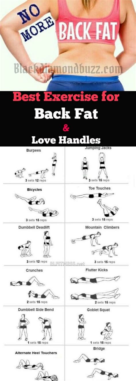 Workout Plans Best Exercises For Back Fat And Love Handles For Women