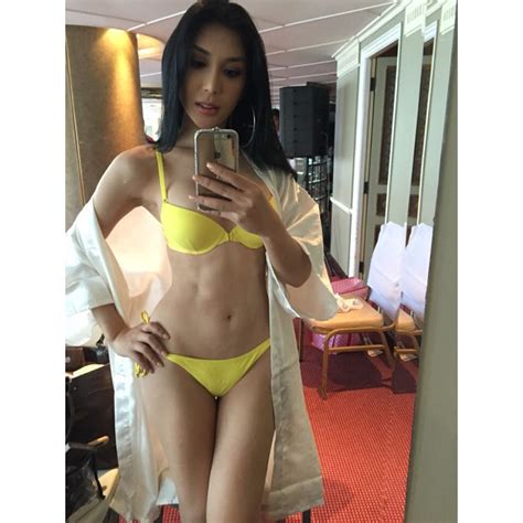 michelle s binas beauty philippines transgender in yellow bikini tg beauty