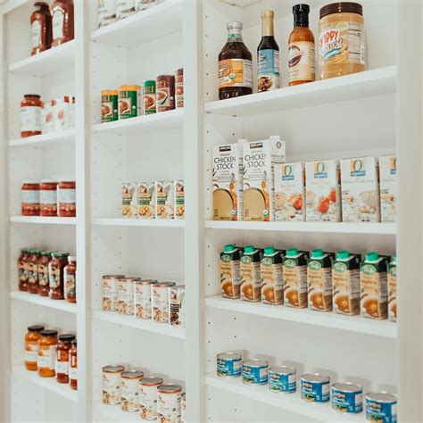 See more ideas about pantry design, no pantry solutions, kitchen pantry design. o doors, no problem! Get creative and use exposed shelving for your pantry's backstock ...