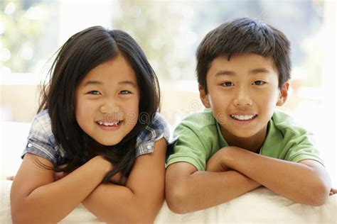 Asian Brother And Sister Stock Photo Image Of Male Children 54959824