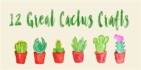 12 Great Cactus Crafts Pillar Box Blue
