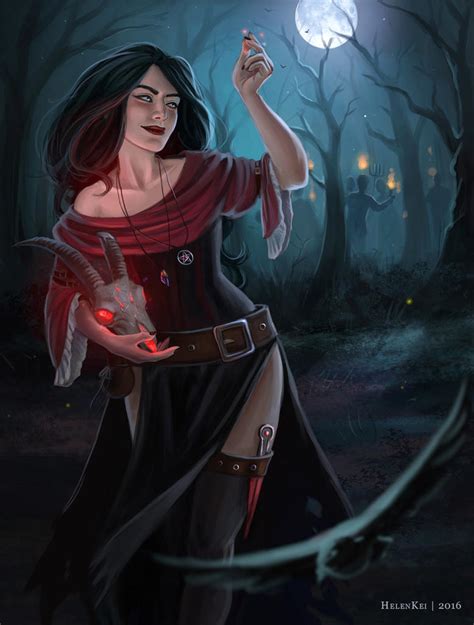 Witch By Helenkei On Deviantart