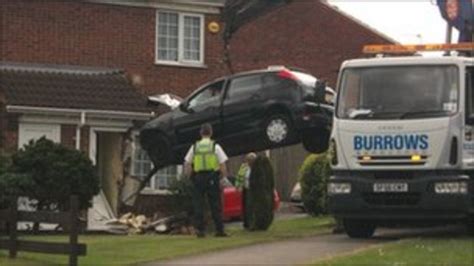 Woman Hurt After Car Crashes Into House In Derby Bbc News
