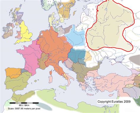 Euratlas Periodis Web Map Of Rus Land In Year 1000