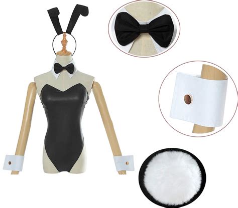 Cr Rolecos Bunny Costume Women Bunny Girl Senpai Cosplay One Piece Bodysuit Buy Online In India