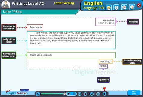English Writing Skills Software Digital Language Lab