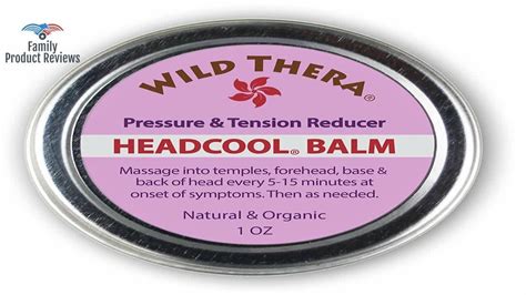 Wild Thera Headache Migraine Relief Natural Herbal Balm With Essential
