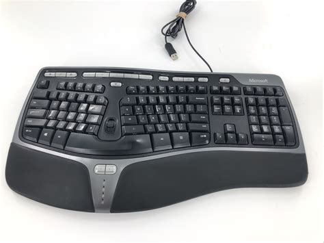 Keyboard Microsoft Natural Ergonomic 4000 B2m 00012 Wired Keyboard Dex