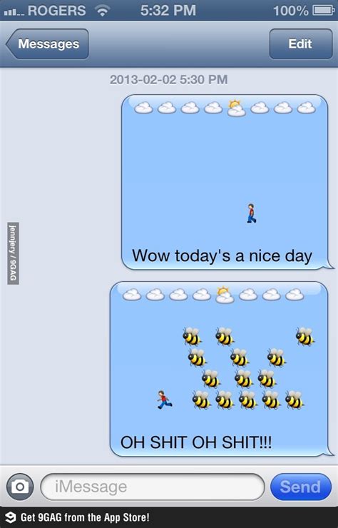 Todays A Nice Day Funny Texts Jokes Funny Texts Funny Emoji Texts