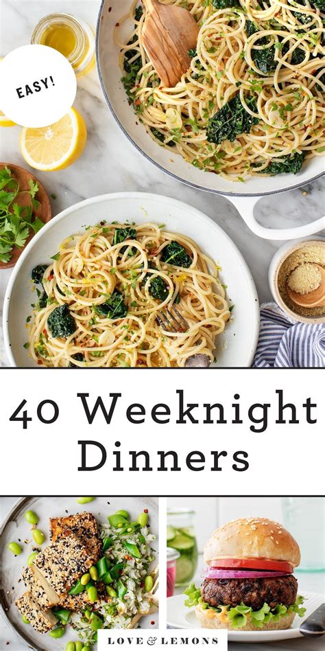 40 Easy Weeknight Dinners Love And Lemons Recipe In 2021