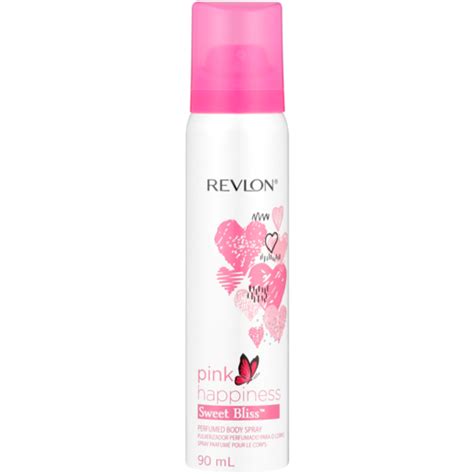 Revlon Pink Happiness Sweet Bliss Perfumed Body Spray 90ml Female Spray Deodorant Fragrances