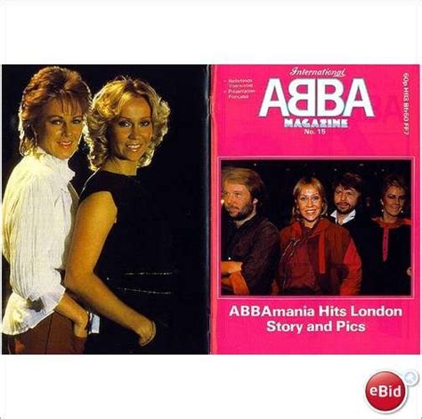 Abba Magazine International Issue New Rare Oop Agnetha Benny