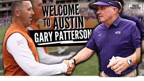 Former Tcu Head Coach Gary Patterson Joins Texas Football In Special New Role Youtube