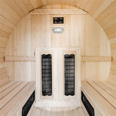 Infrared Sauna Outdoor With Solid Hemlock丨alpha Outdoor Sauna
