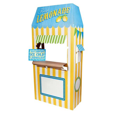 Lemonade Cardboard Stand Diy Lemonade Stand Cardboard Lemonade Stand