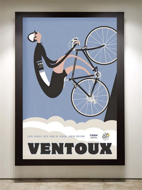 Mont ventoux's iconic landscape offers unrivalled views over the provence region of southern france. Trek Travel branded posters