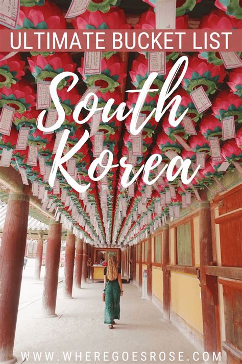 South Korea Bucket List 40 Quirky And Cultural Things To Do South