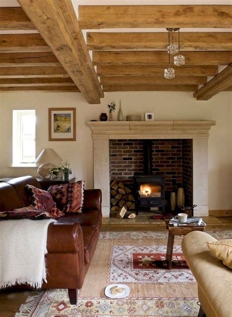 117 Incridible Rustic Farmhouse Fireplace Ideas Makeover Farmhouse